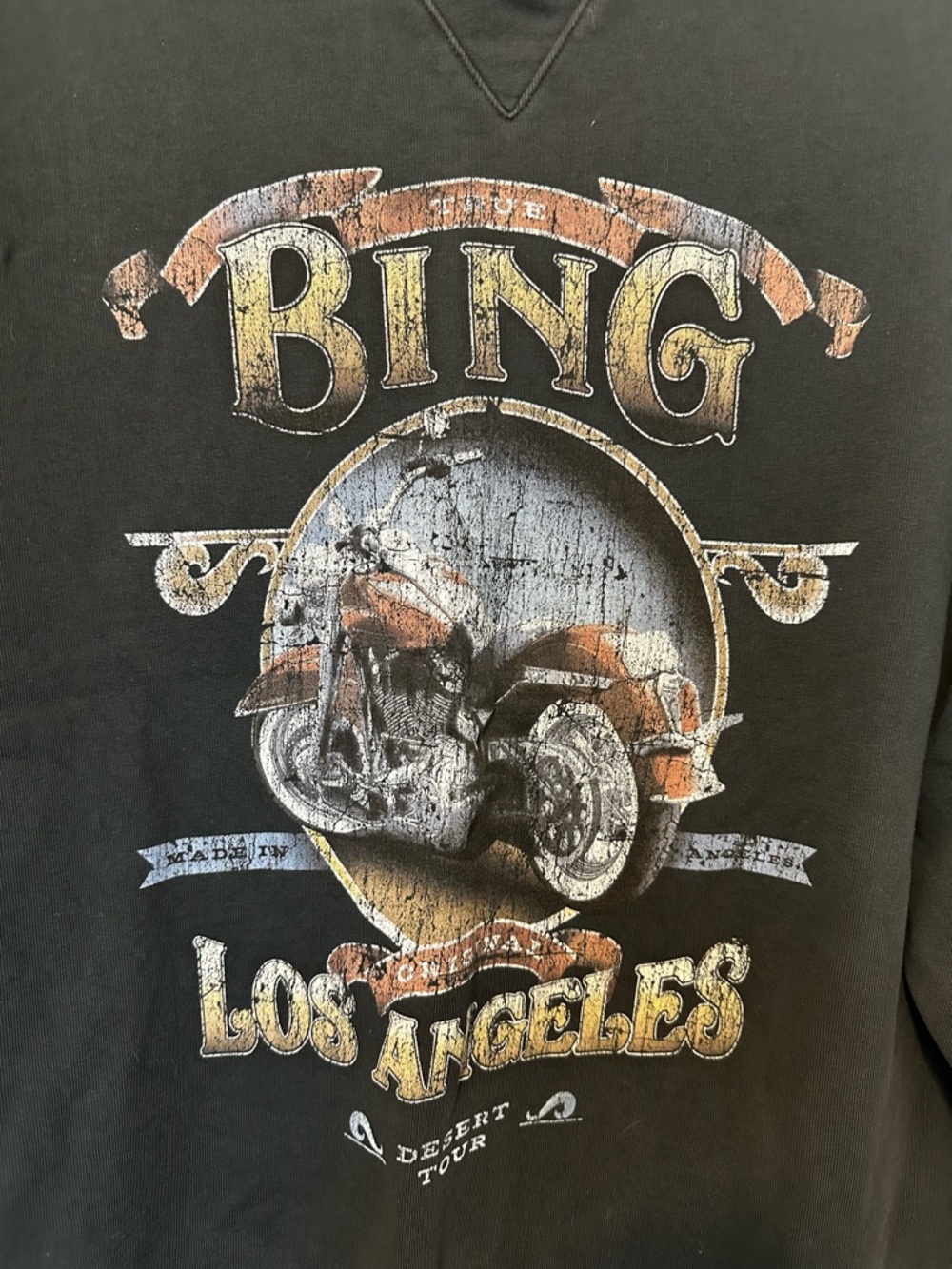 ANINE BING Los Angeles Graphic Sweatshirt - Charcoal - Picture 2 of 6